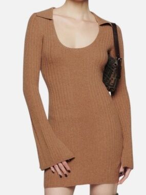 Reformation Farfalle Cashmere Sweater Mini Dress
